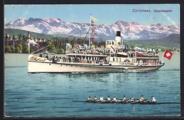 Salondampfer Stadt Rapperswil auf dem Z