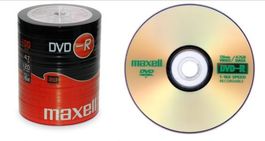 DVD-R 4,7 GB  200 stk  Maxell 16x Speed