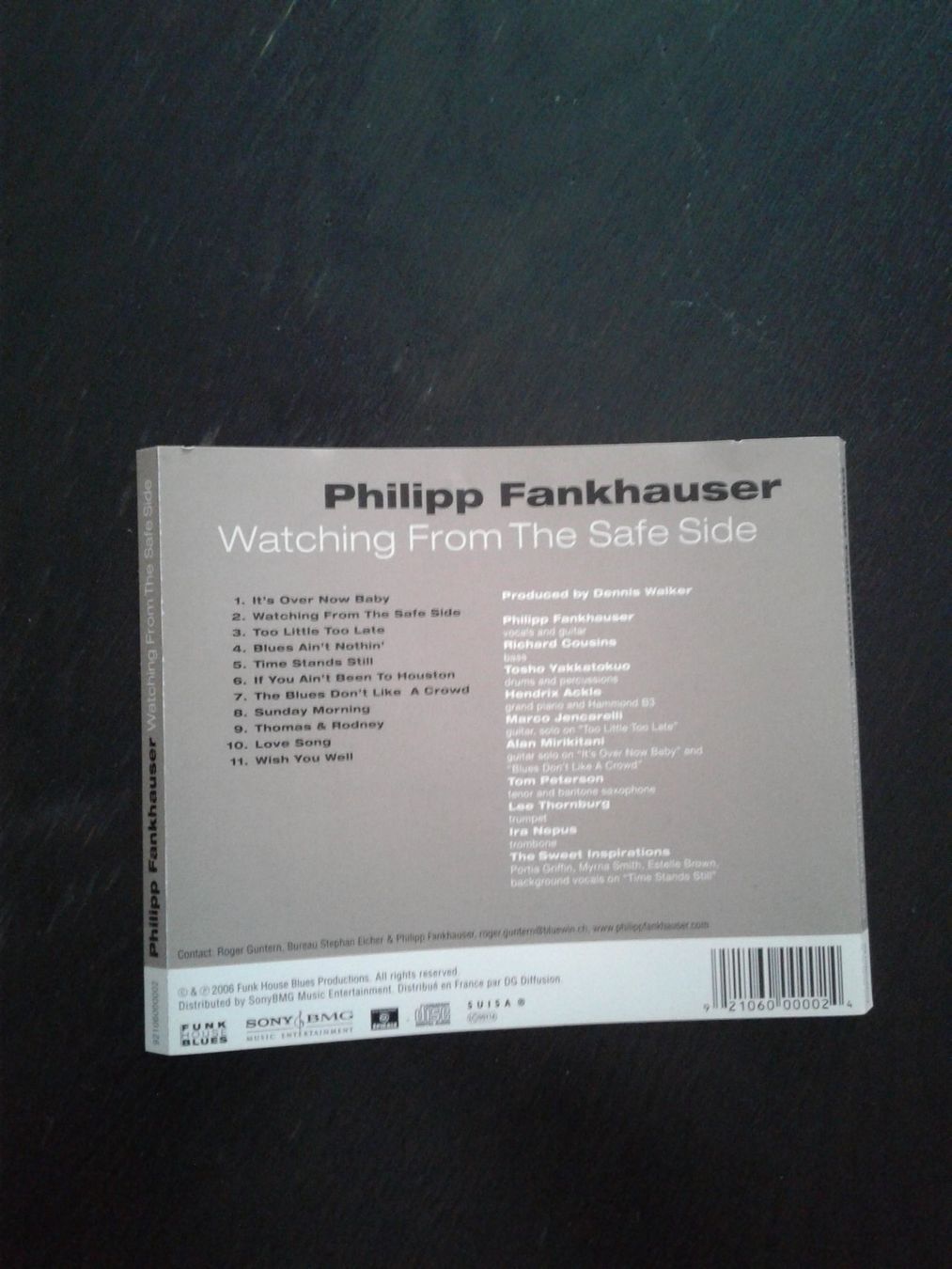 CD: Philipp Fankhauser - Wachting from the safe side – Usato da Wangen an der Aare venduto da Aspider 1