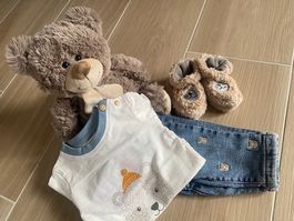 neues Baby Geschenk Set Gr. 62/68 "Bär"