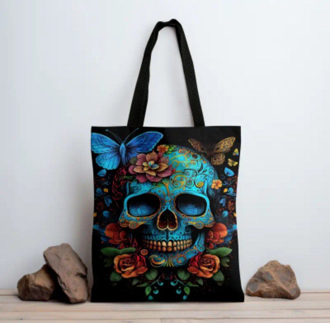 Borse da donna: Neu! coole Einkaufs Tasche Shopper Gothic Rose – Nuovo e nell'imballaggio originale da Füllinsdorf venduto da Sunnebliemli7