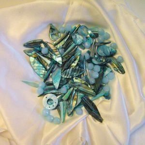 Perle (finte): Perles nacre bleu – Nuovo e nell'imballaggio originale da Marsens venduto da fakia