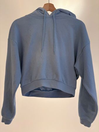 Cropped Hoodie babyblau Gr. S