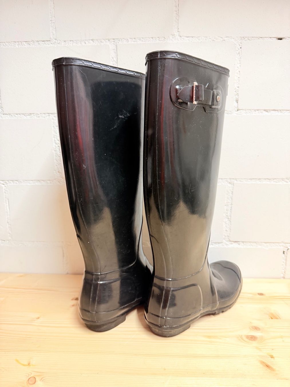 Hunter Scarpe da donna: Hunter Original Tall Gloss schwarz EU 39 / UK6 – Nuovo (secondo la descrizione) da Root venduto da Jo.Di 4