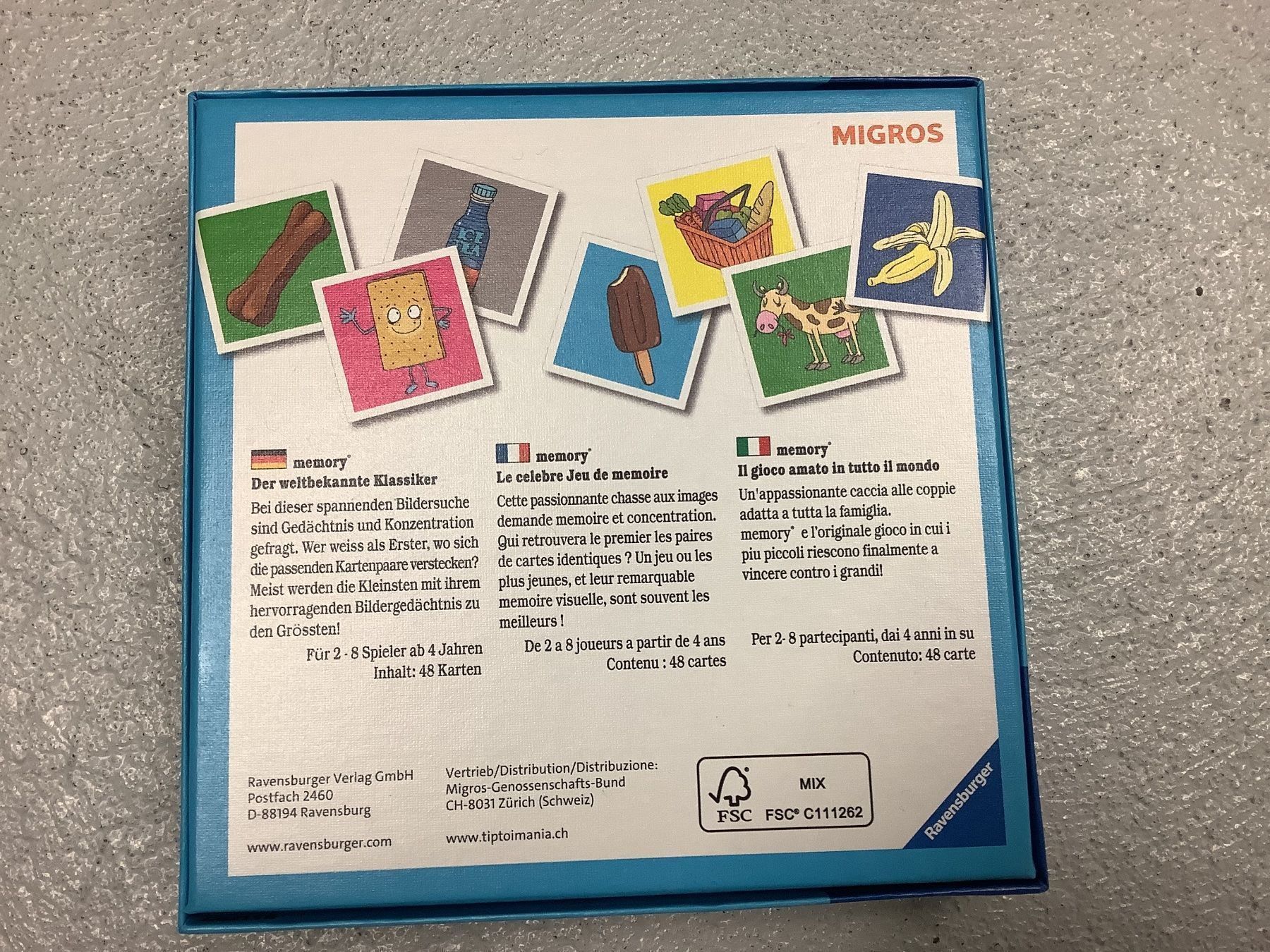 Giochi: Migros Memory von Ravensburger – Usato da Waltenschwil venduto da MeKo8 1