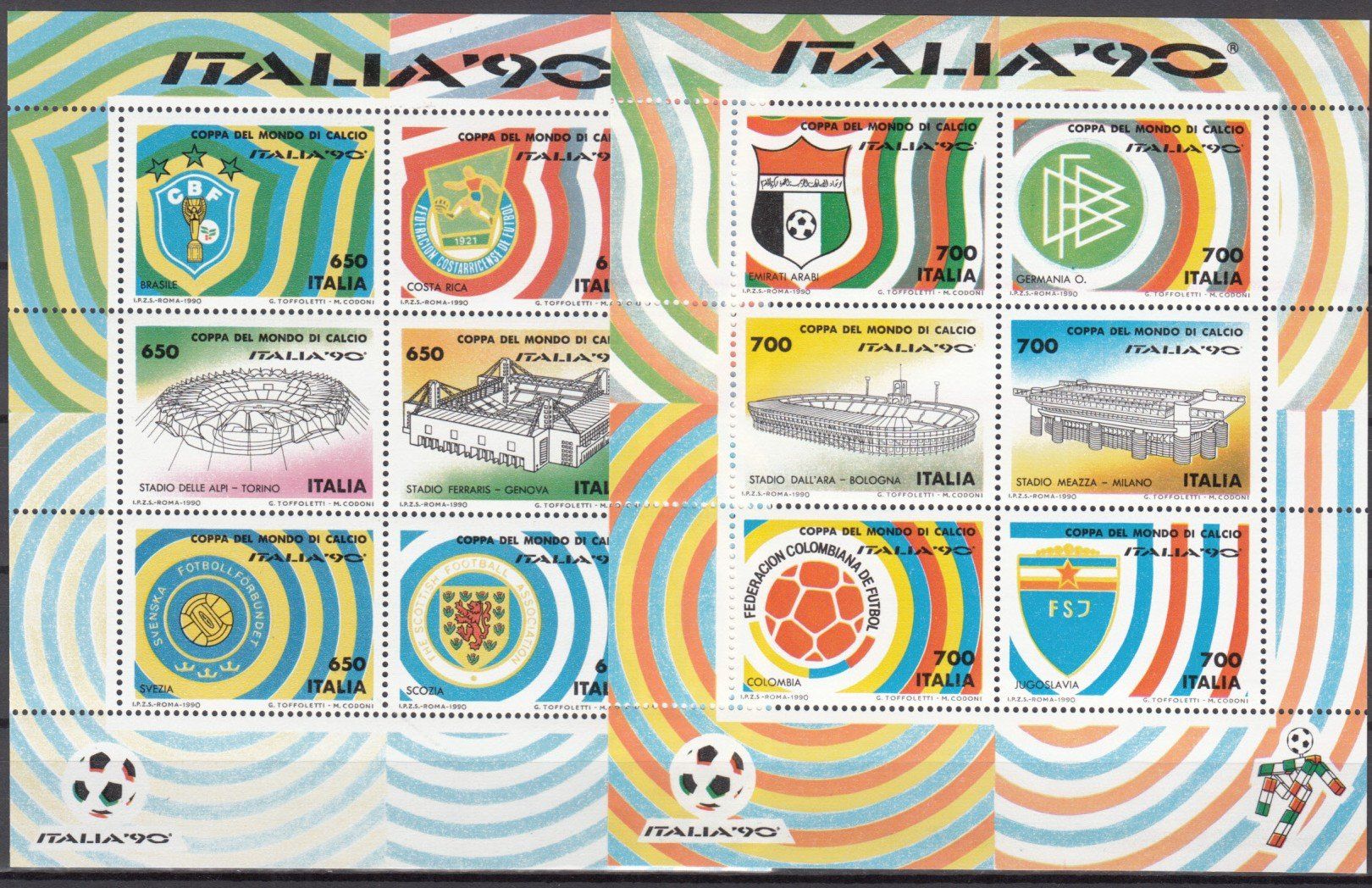 Tous les timbres: Italien 1990 postfrisch – D'occasion à Bürglen TG par StampGraf 3