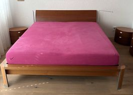 Schlafzimmer  komplett mit Schiebetürenschrank