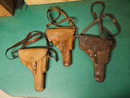 3 Holster Pistole SIG P210 P49 Schweizer Armee Militär