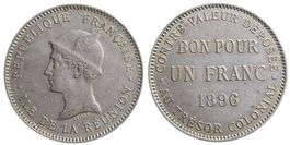 Reunion, Franc 1896