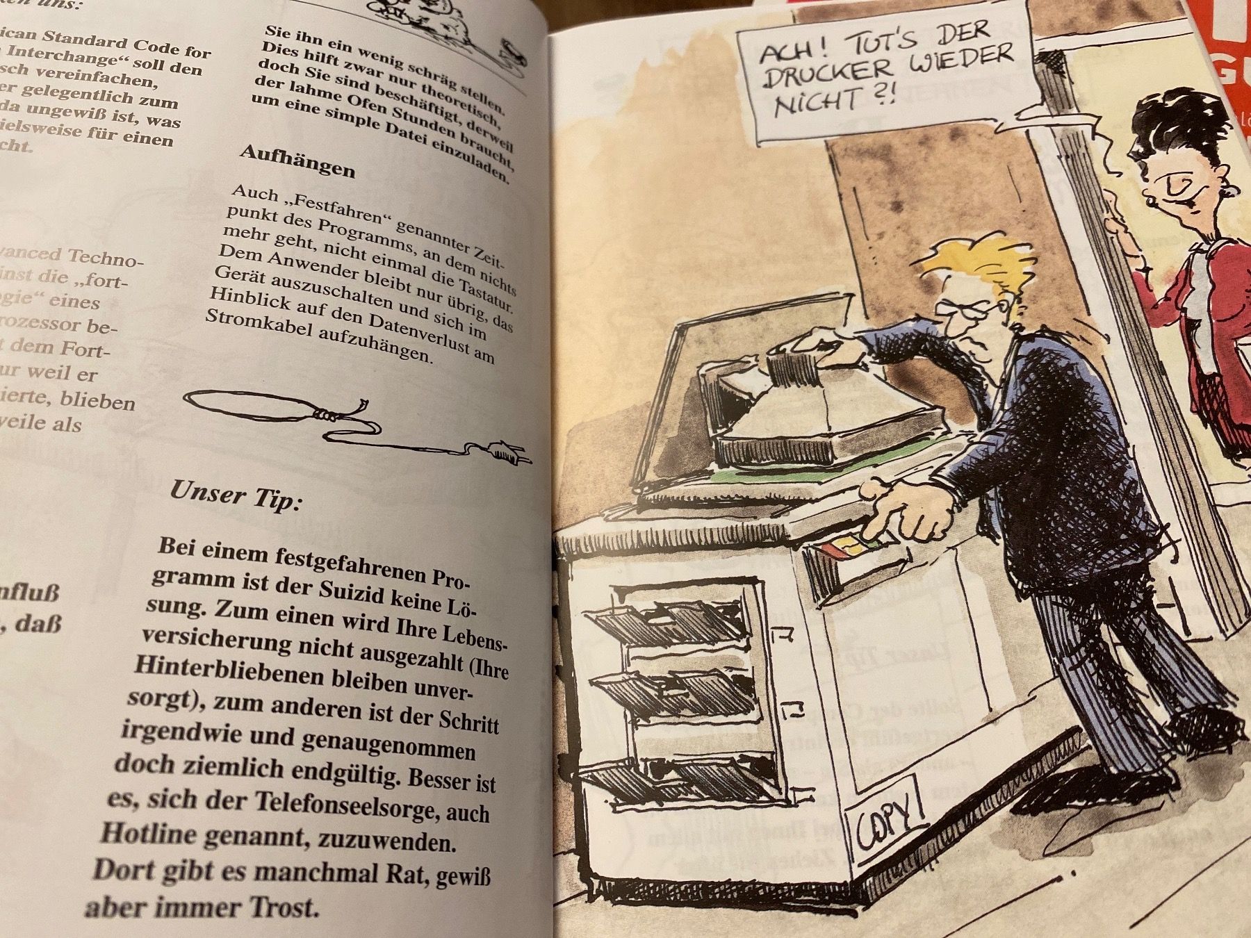 Libri: Computer Buch, Cartoons,  Gert Seidel & T. Plassman – Usato da Baden venduto da swiss-alps 3