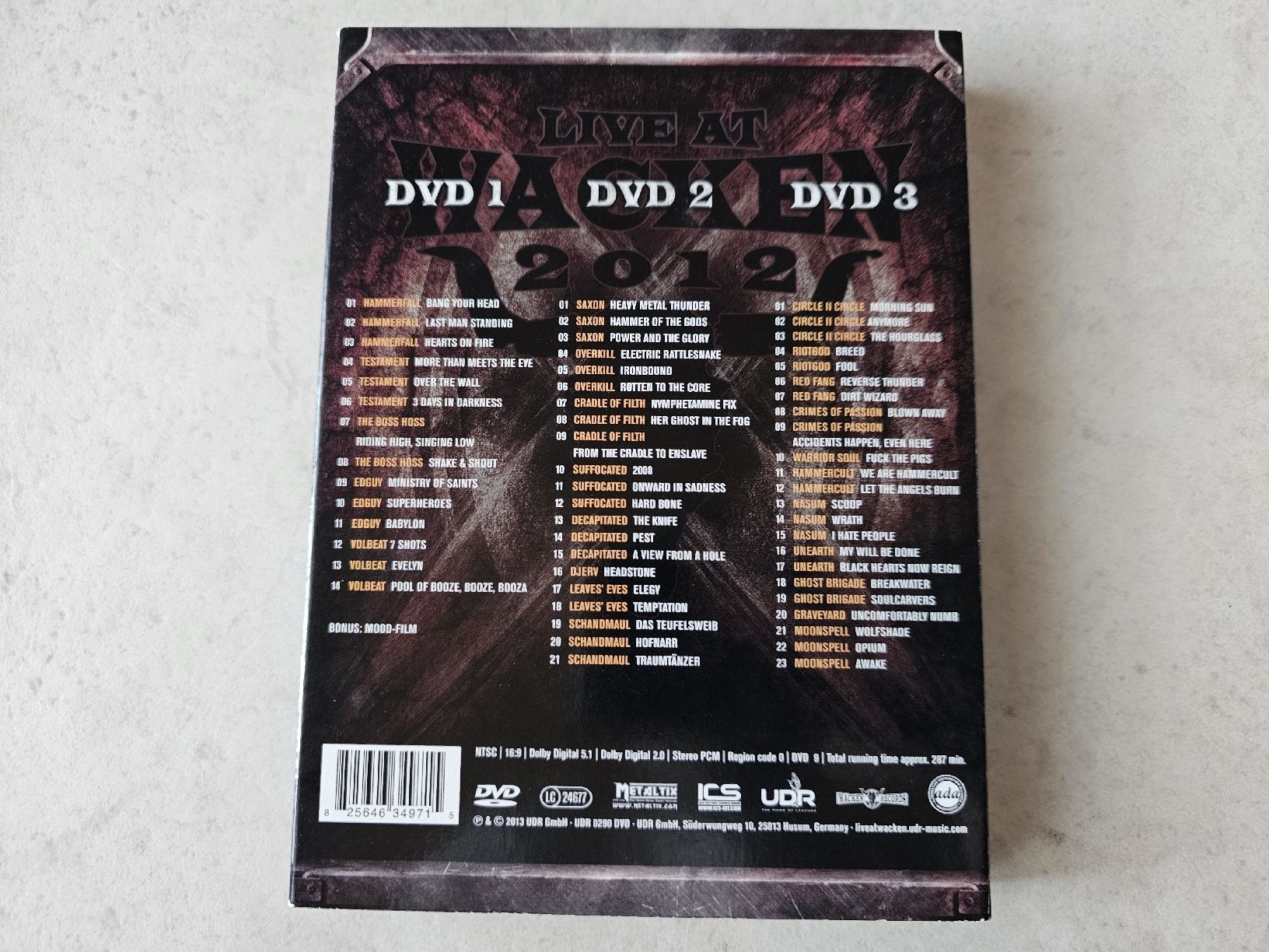 Alle DVDs: LIVE At Wacken 2012  -  23 Years  /  3 DVD's – Gebraucht aus Schneisingen von backstore24 1