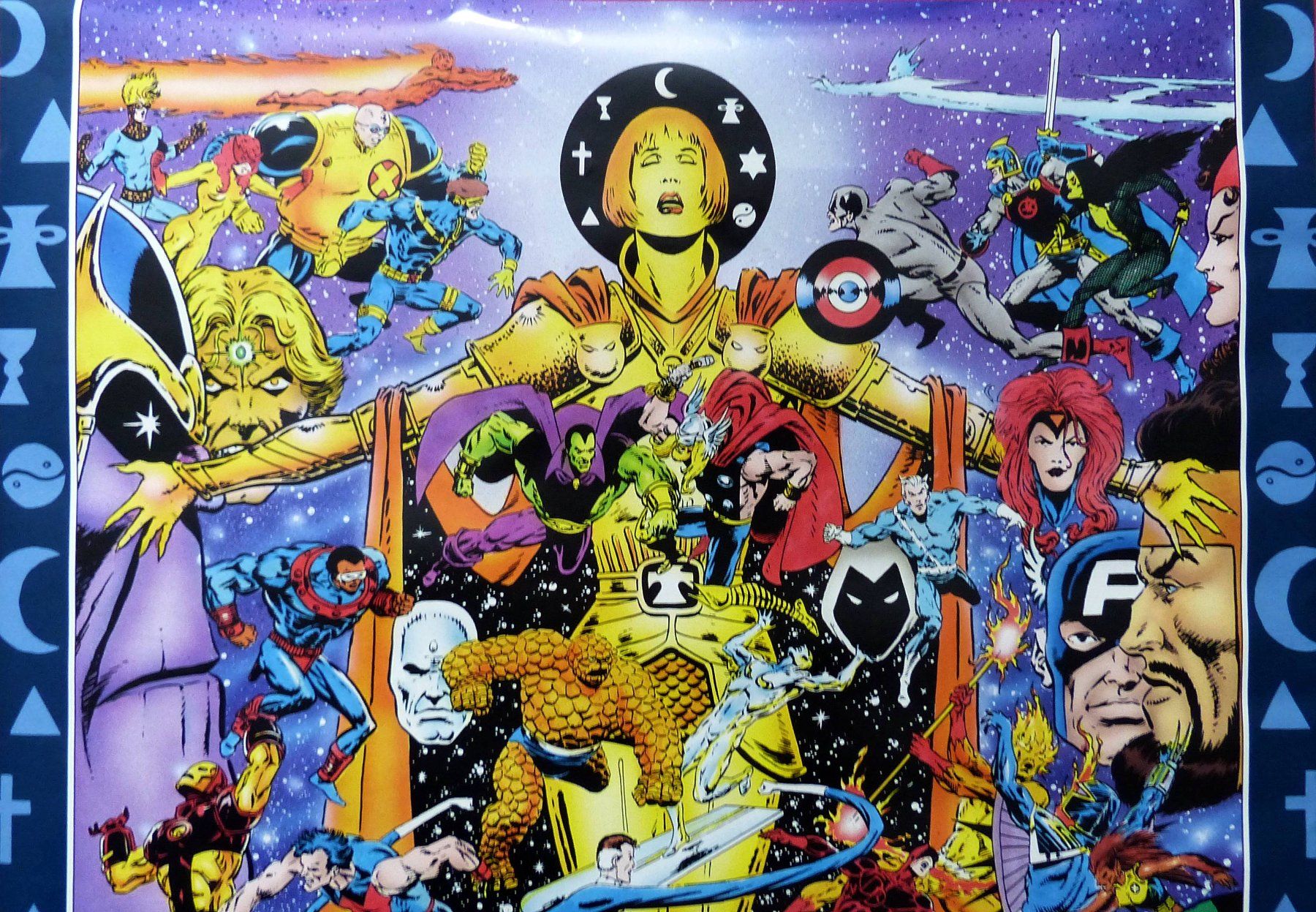 Foto & Immagini: MARVEL INFINITY CRUSADE POSTER THANOS BY STARLIN 1993 – Nuovo (secondo la descrizione) da Lugano venduto da YouWantUS 3