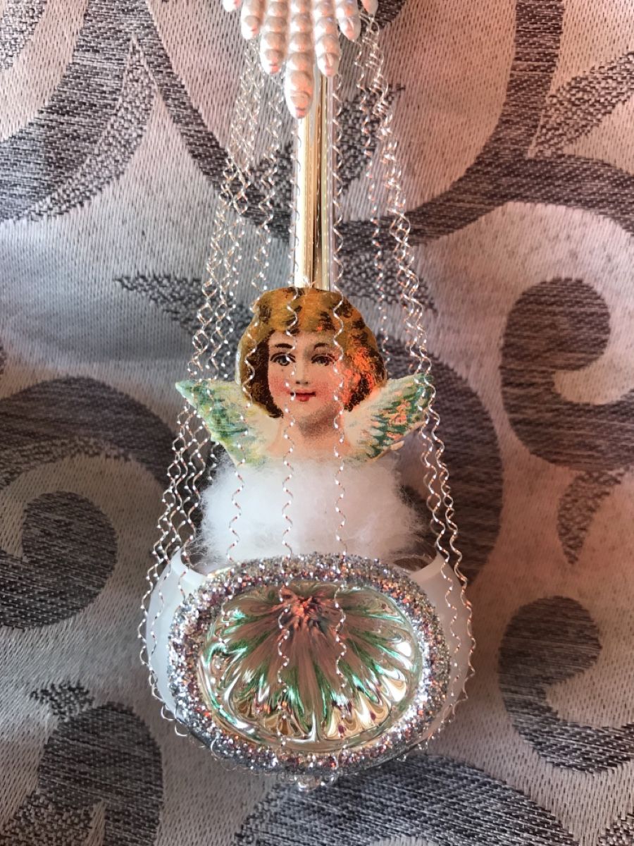 Toutes les décorations: Nostalgischer Christbaumschmuck, Reflex, alte Engelsoblate – Neuf avec emballage d'origine à Alpnach Dorf par marvo 1