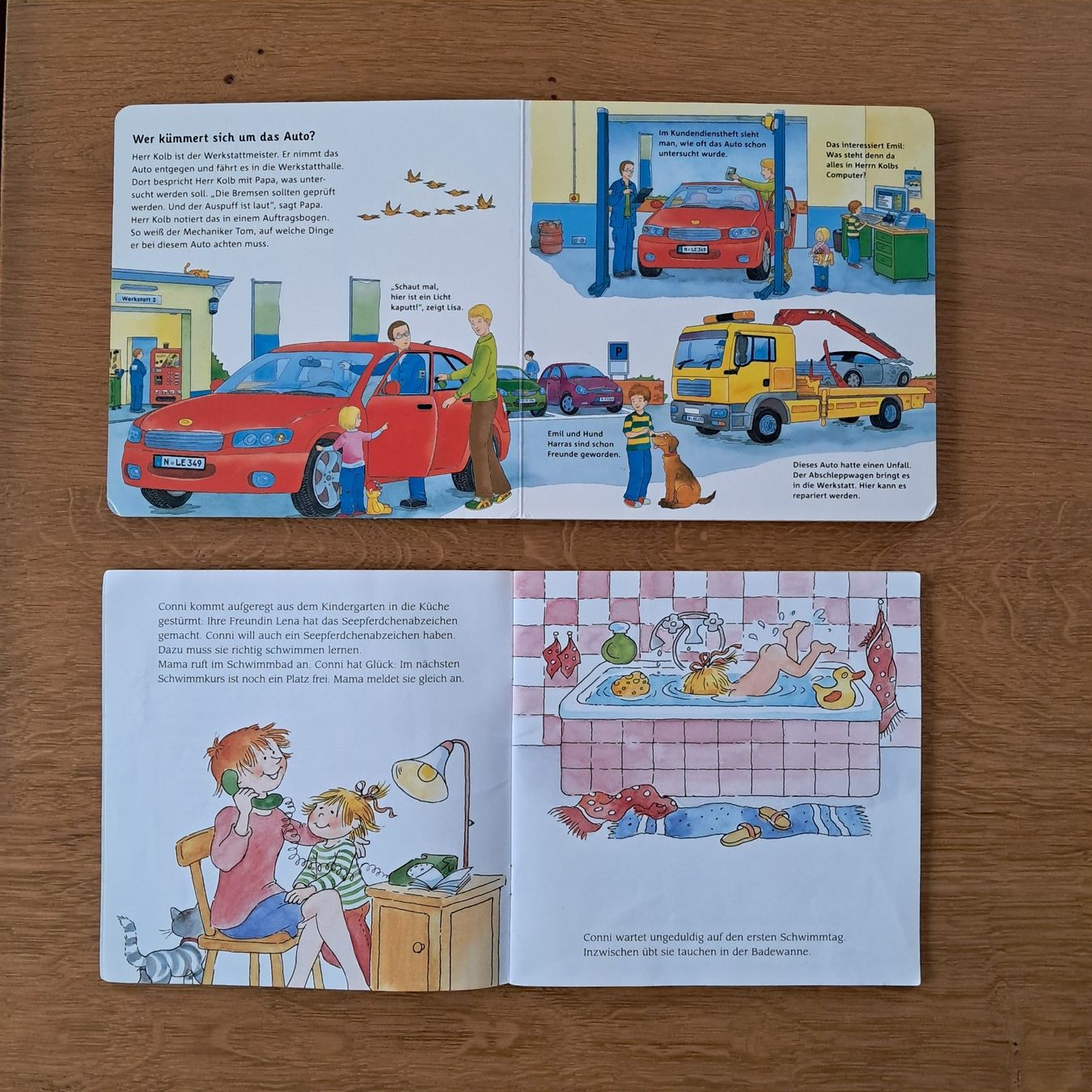 Bücher: Autowerkstatt & Conni macht das Seepferdchen – Gebraucht aus Meilen von Vaurien15 1