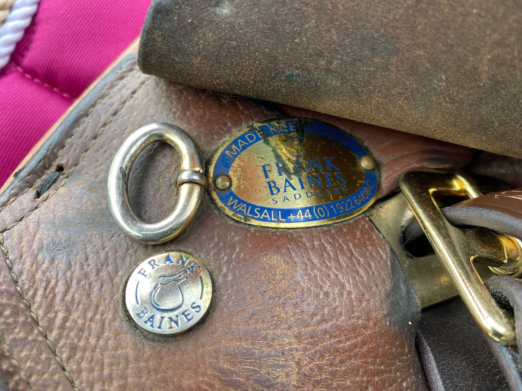 Selle & Accessori: schöner Frank Baines Vielseitigkeitssattel – Usato da Feldbach venduto da Fea1 7