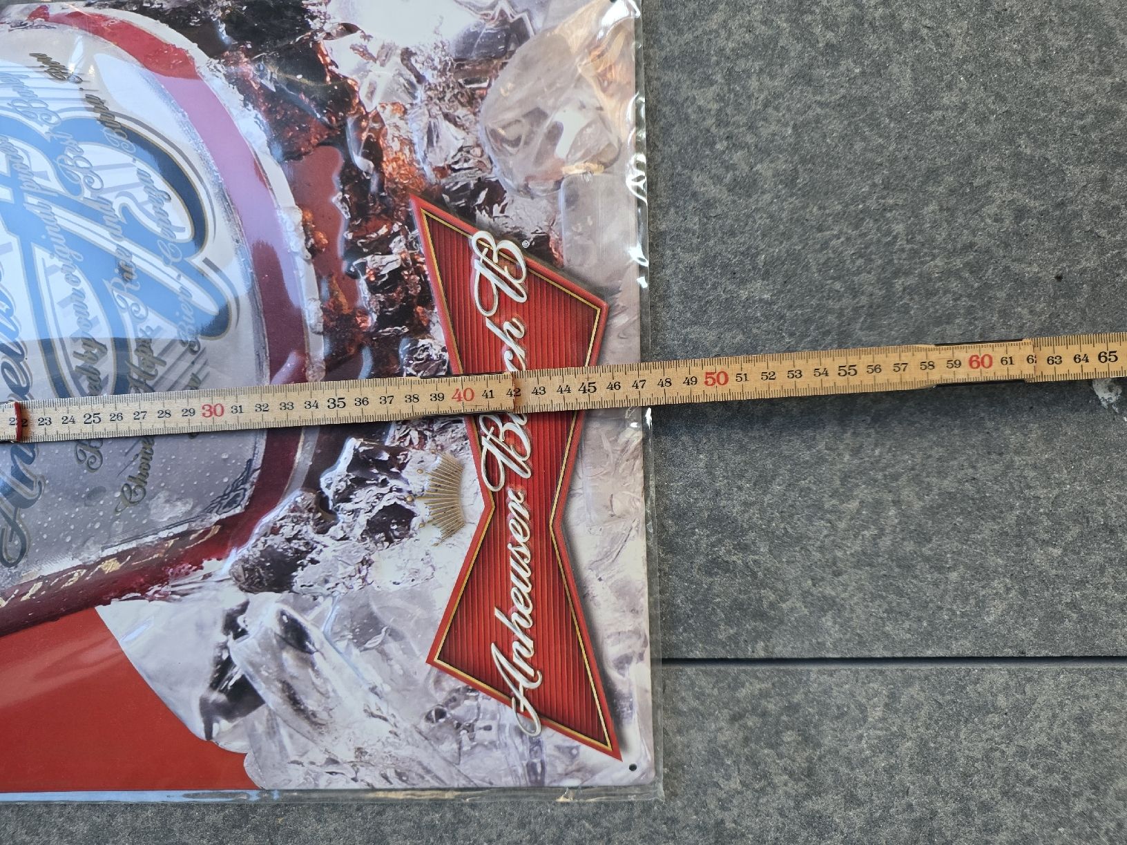 Insegne: Blechschild Anheuser Busch Bier Ca 47 cm – Nuovo e nell'imballaggio originale da Dorf venduto da Echo_Elements 1