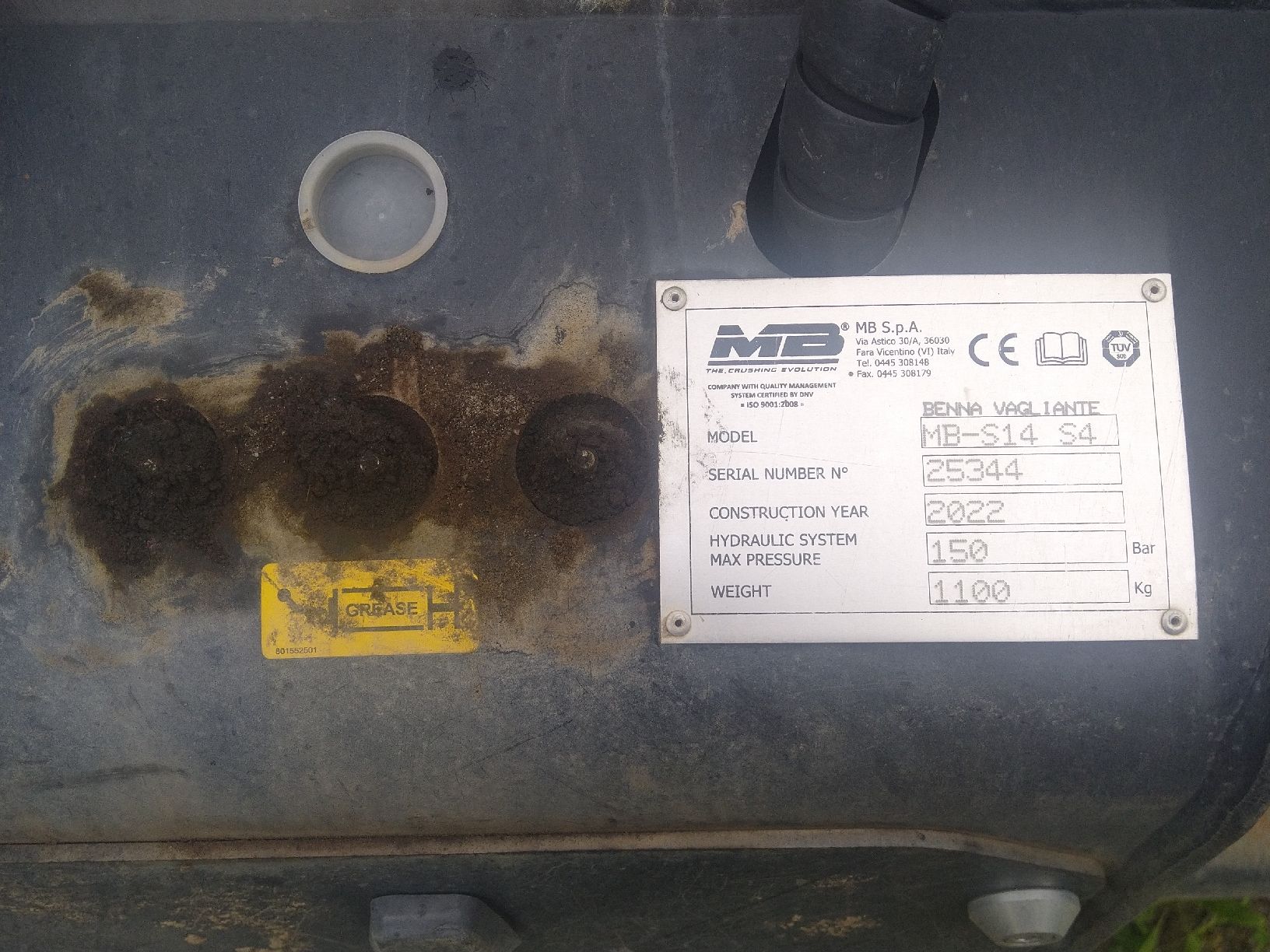 Escavatori: siebloffel MB S14 – Usato da Cevio venduto da lulina 3