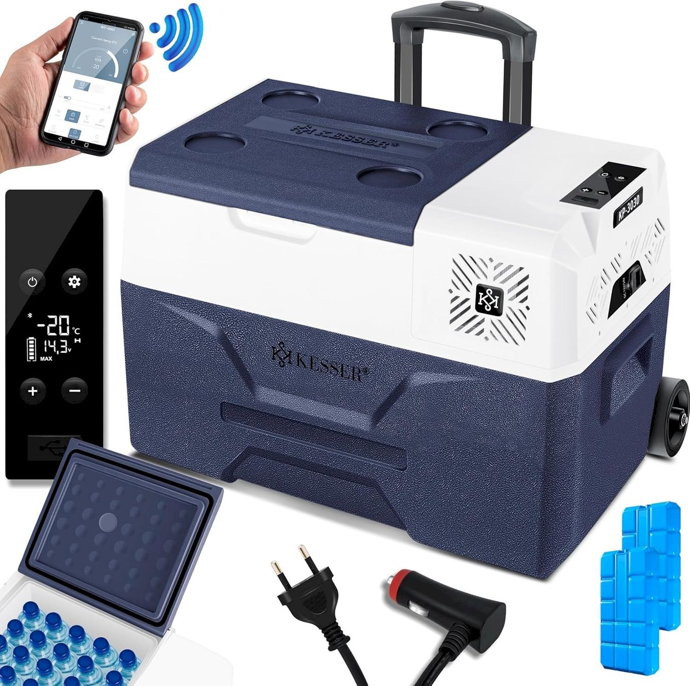 Cuisiner, Cuisine & Boissons: Kompressor Kühlbox elektrisch 30L DC/AC – Neuf avec emballage d'origine à Bottighofen par zaap