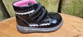 DENO Boots Echtleder Stiefel gr23 (400)Schwarz Warm NEU!!