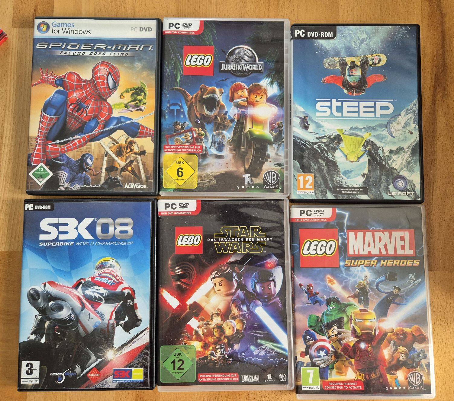 Spiele: 6 PC, DVD Game – Gebraucht aus Vilters von Fleiflomi