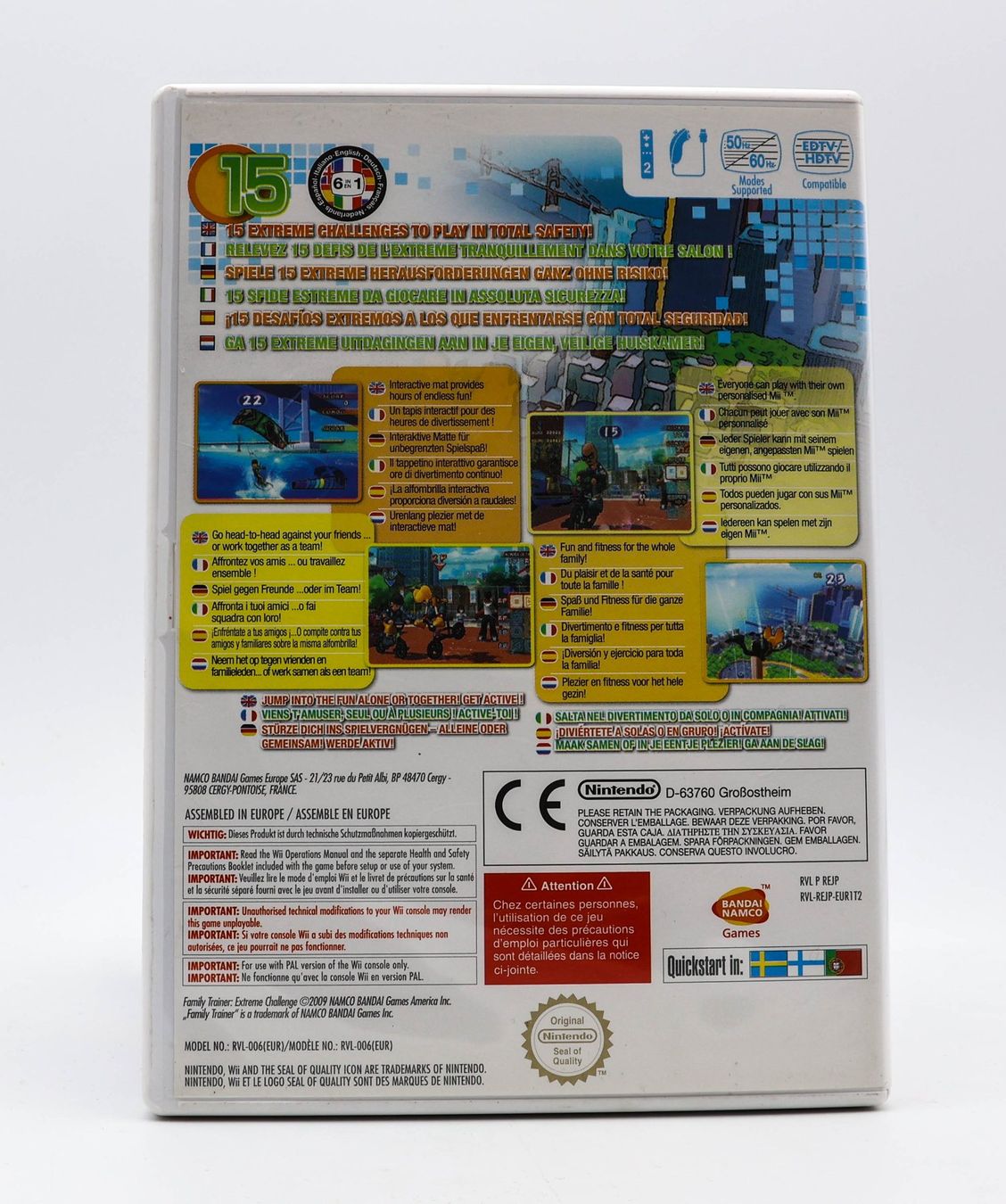Nintendo Giochi: Family Trainer: Extreme Challenge - WII – Usato da Paudex venduto da dindeboy 1