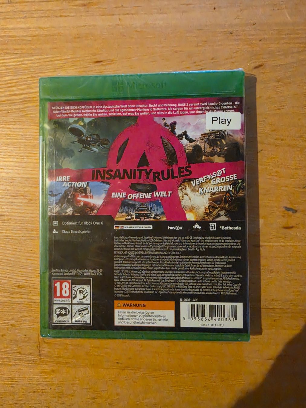 Giochi: Xbox One Rage 2 Neu ab 1.- – Nuovo e nell'imballaggio originale da triesenberg venduto da wisi369 1