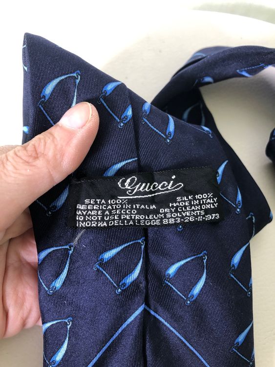 WorldTieVintage - Vintage Kenzo cravate dorée Cravate marron rayé de