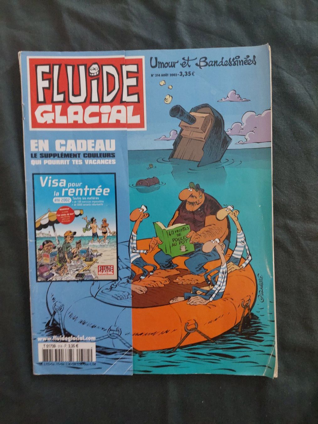 Fumetti: Fluide Glacial No 314 Août 2002 TBE – Usato da Genève venduto da Blu_BD