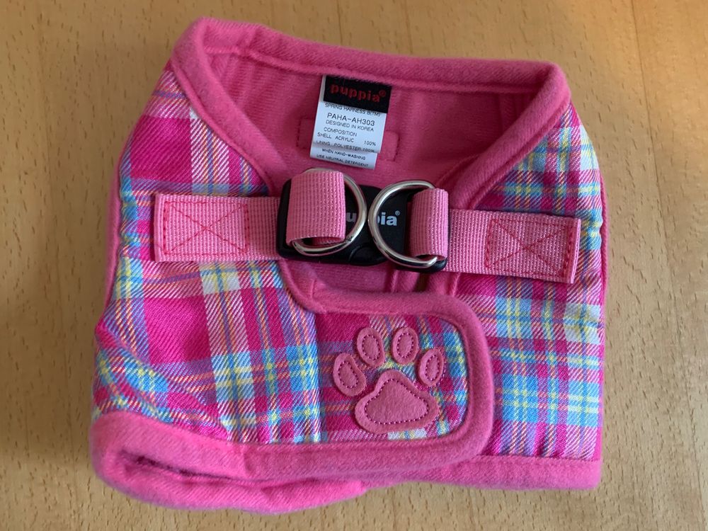 Comfort X Hundegeschirr Mit Doppel-Schnappverschluss – Rosa, Größe L Für Bequemes Tragen & Sicheren Halt