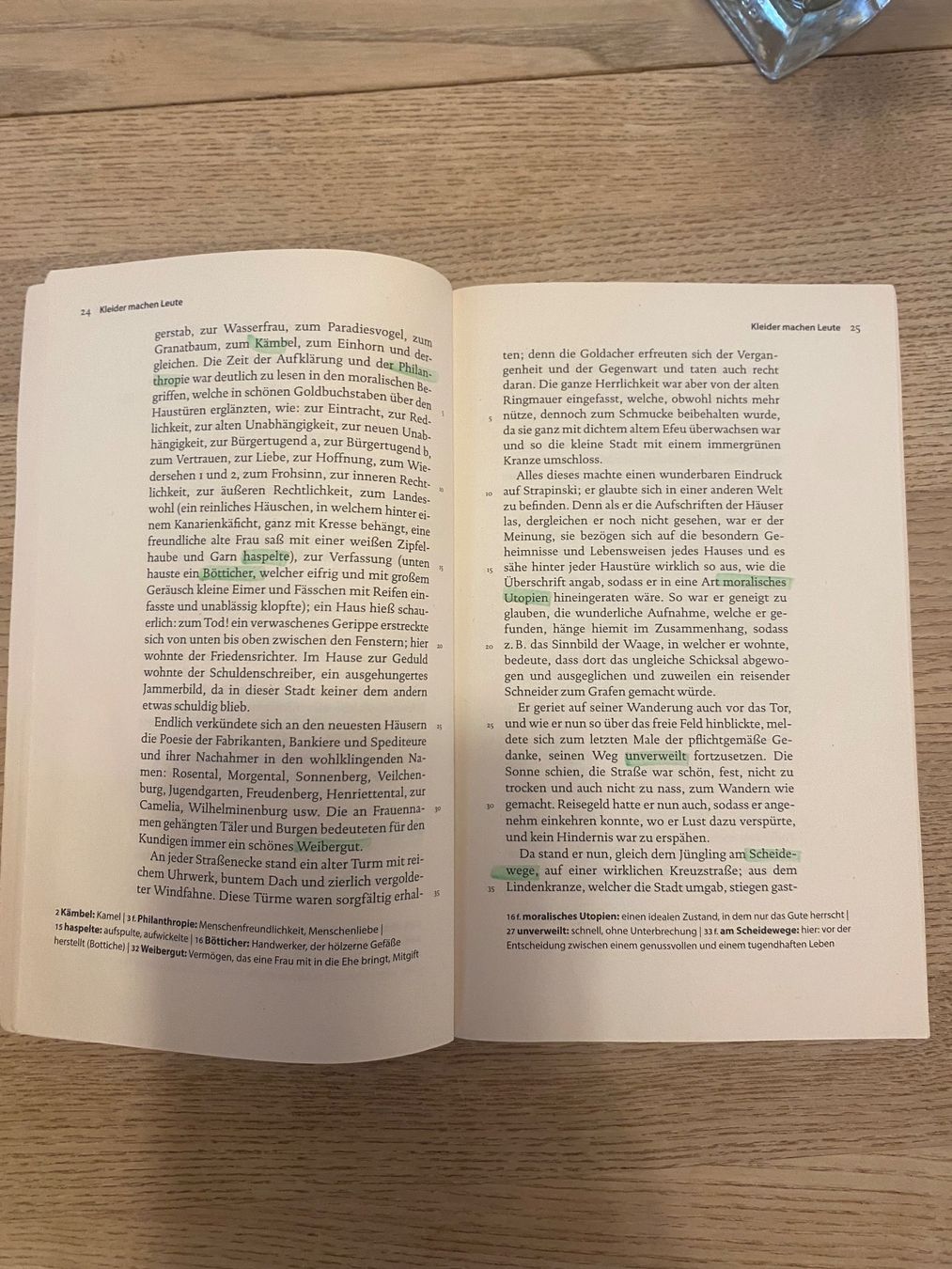 Libri: Gottfried Keller Kleider machen Leute – Usato da Bünzen venduto da jul_76ls 1