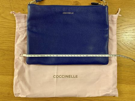 Coccinelle Tasche, Leder, königsblau / lilablau, Crossbody