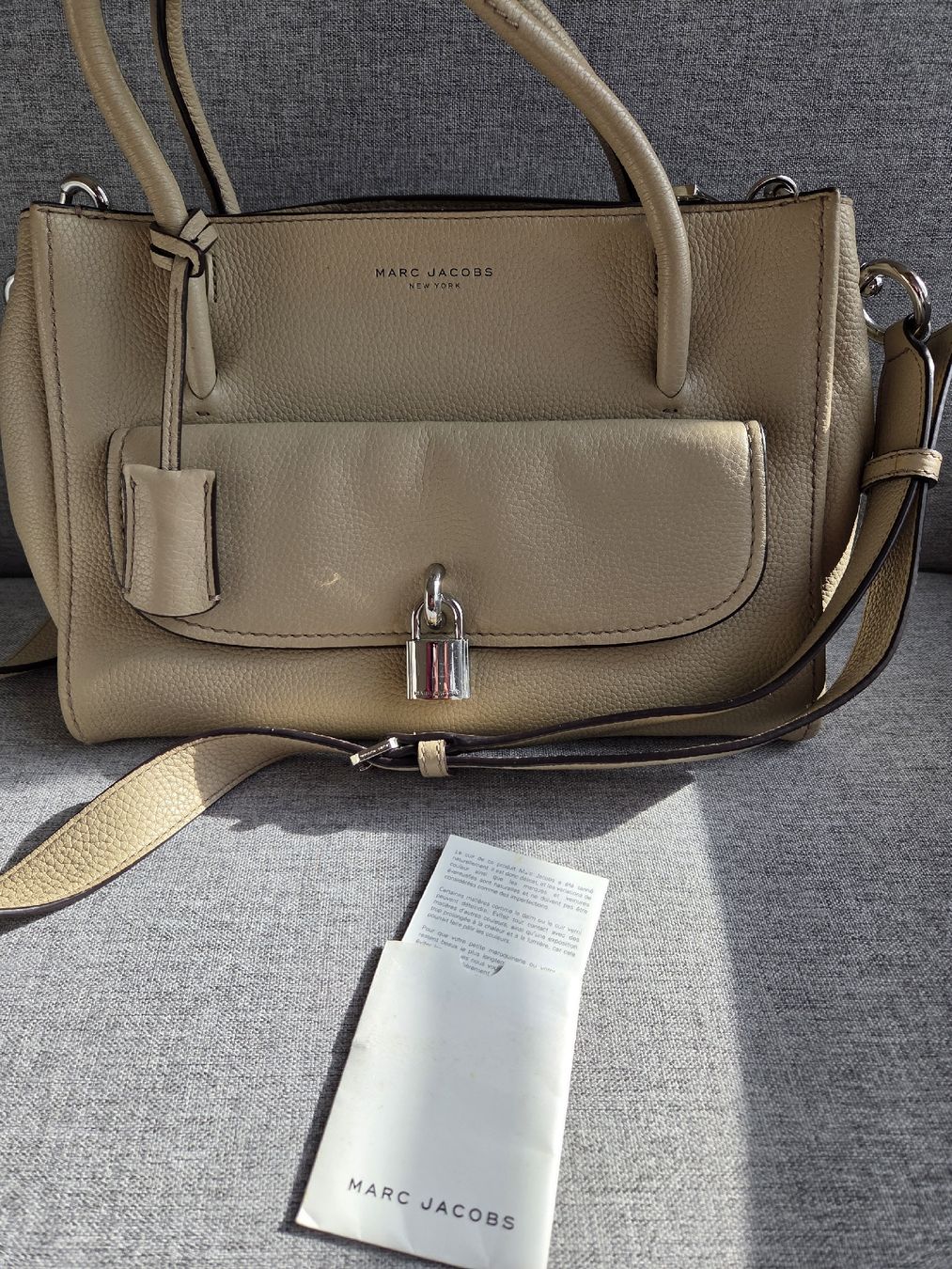 Marc Jacobs Borse da donna: Marc Jacobs Beige Leather Lock That Tote – Usato da Zürich venduto da clo_2hjf 7