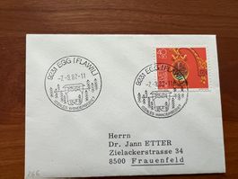 Egg (Flawil) Erstag Werbestempel Kleinbrief  (M288)