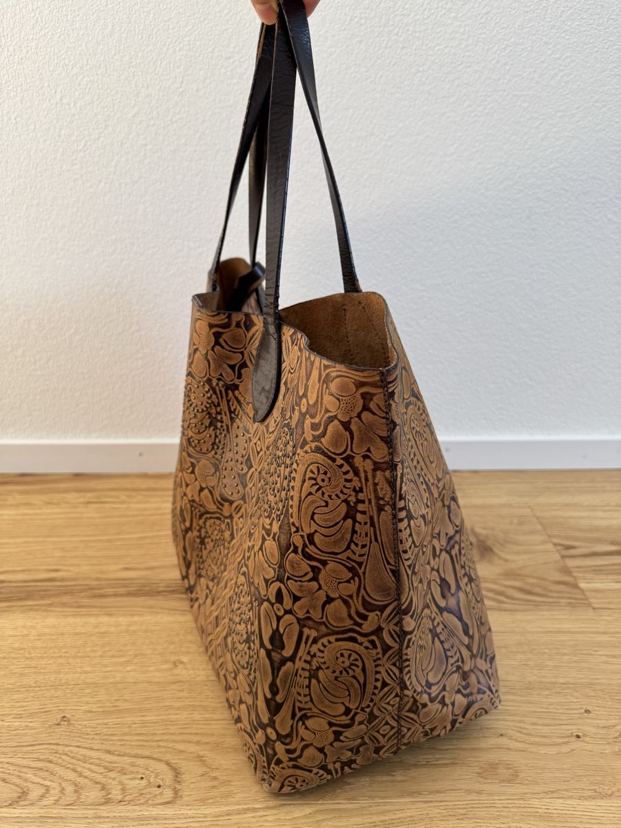 Zara Borse da donna: Leder shopper Tasche – Usato da Derendingen venduto da Happyever 1