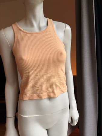 Lululemon Tanktop, gerippt, Pfirsichfarben, Größe 6 - Hervor