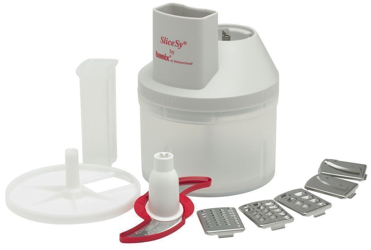 Bamix Elettrodomestici da cucina: bamix SliceSy Grau Zubehör – Nuovo e nell'imballaggio originale da Büren SO venduto da stabmixer24 1