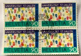 4 er Block Nr.942 mit Vollstempel Bern   