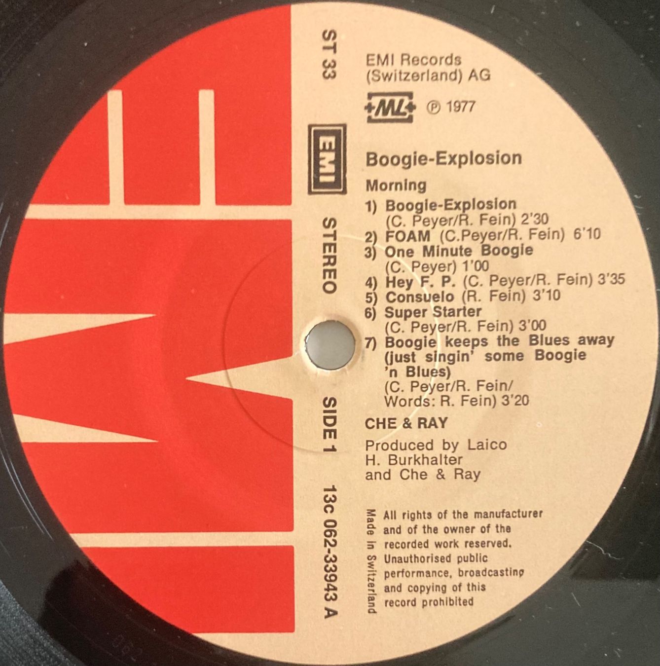 Dischi in vinile: CHE & RAY - BOOGIE EXPLOSION – Usato da Poliez-Pittet venduto da Newtown-Records 2
