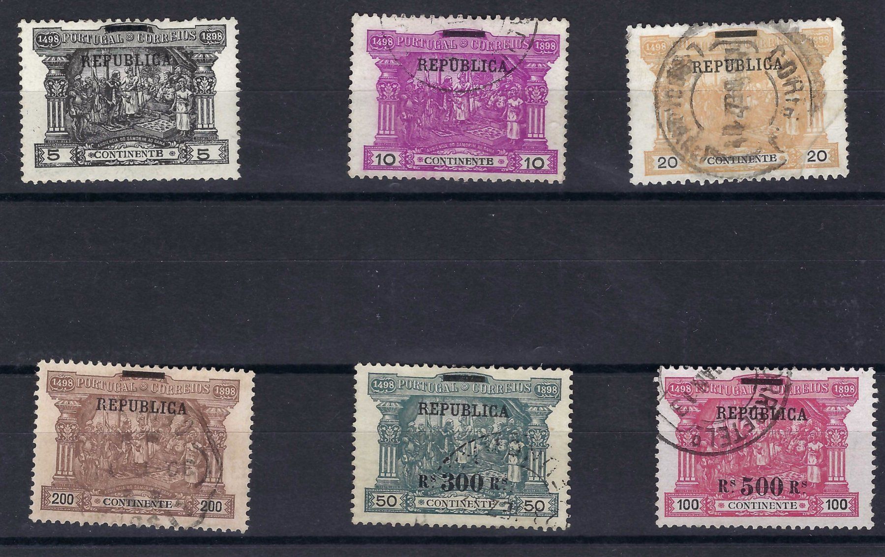 Tutti i francobolli: Portugal 1911 complete set used – Usato da Laupersdorf venduto da Rc.Jb