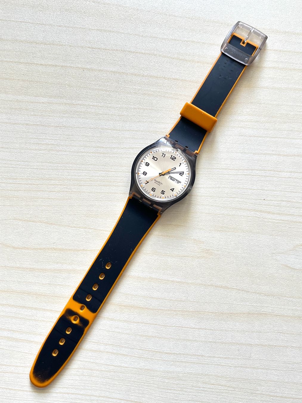 Swatch Orologi: Swatch Uhr Gent, Datum – Usato da Grenchen venduto da chththl 1