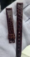 Bracelet montre Vacheron Constantin cuir brun 12/10mm