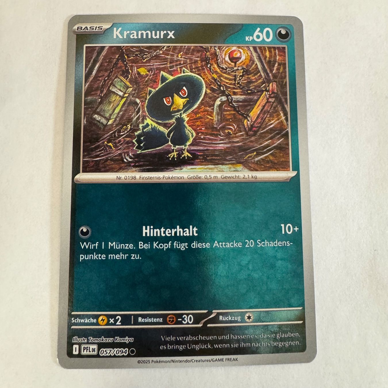 Pokémon Carte collezionabili: Pokémon PFL - Kramurx - 57 / 94 - DE – Nuovo (secondo la descrizione) da Staad SG venduto da miaCards
