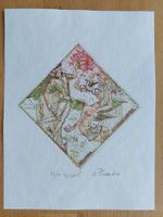 Exlibris Jelena Kisseljowa - Original Radierung signiert