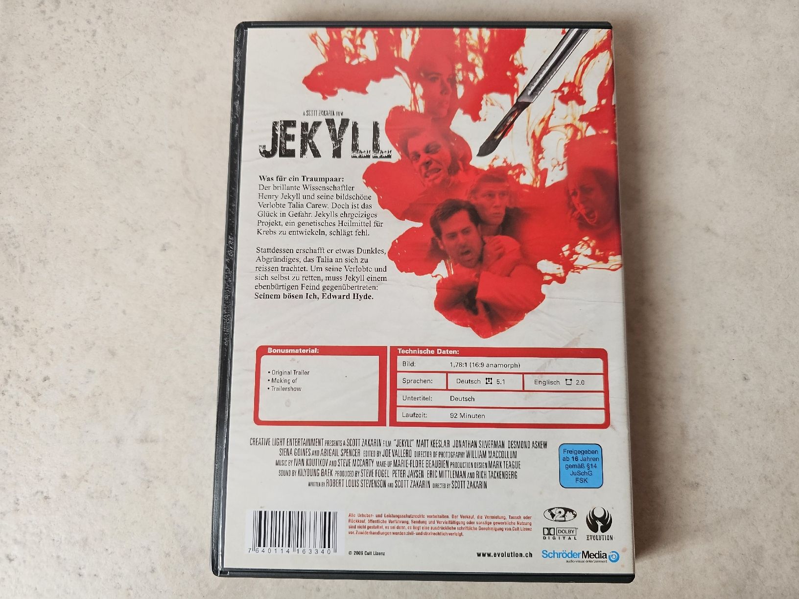 Tutti i DVDs: Jekyll  -  Fear The Monster Within – Usato da Schneisingen venduto da backstore24 1