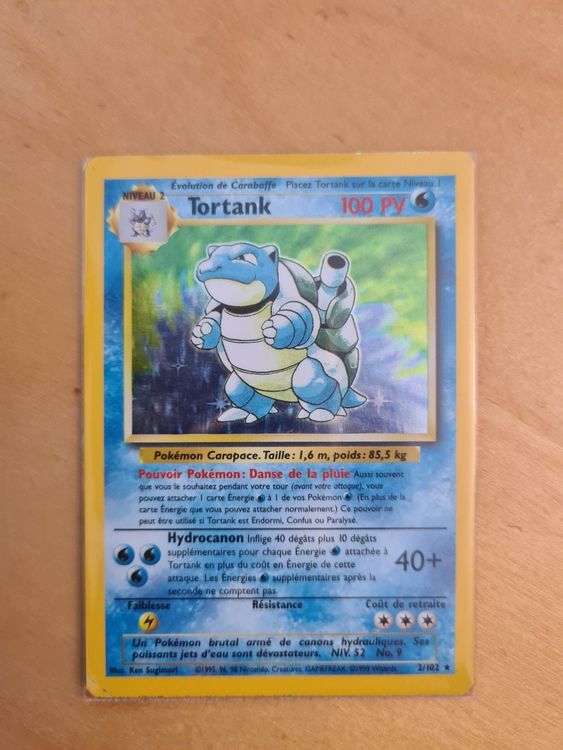 Pokemon TCG Tortank FR 2/102 holo set base 1999 Kaufen auf Ricardo