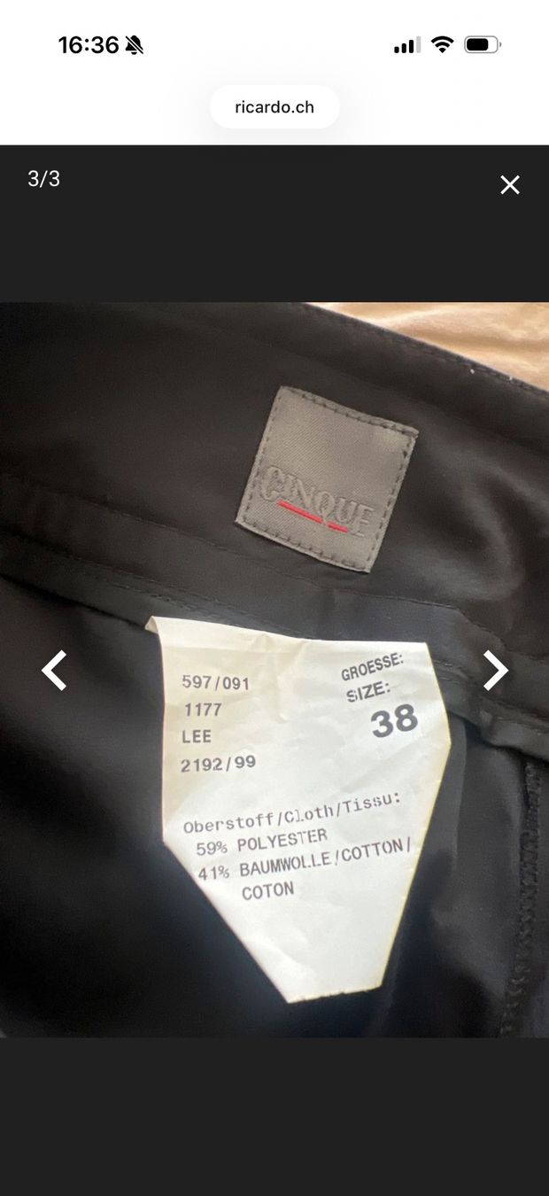 Cinque Pantaloni: Cinque Hose 38 – Usato da Zürich venduto da iva_7658 2