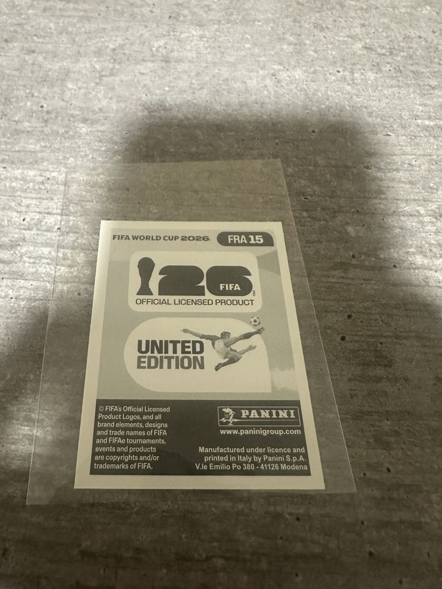 Panini Cartes à collectionner: FRA 15 , FIFA WORLD CUP 2026 PANINI  – Neuf (Voir description) à Frauenfeld par 1PegPeg1 1