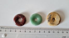 TOP: 3 Donut/Pi-Scheiben aus Stein