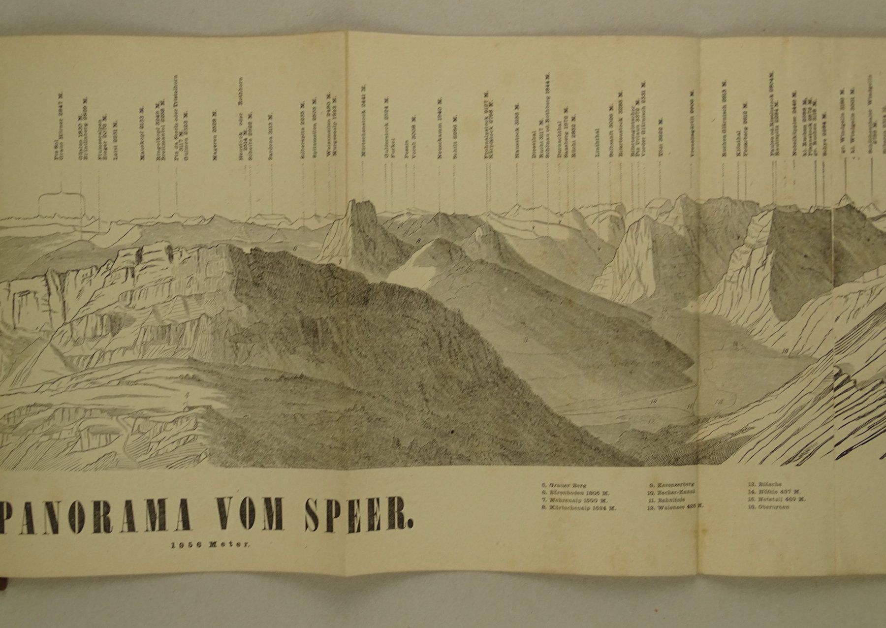 Bücher: PANORAMA VOM SPEER 1956 METER – Gebraucht aus Grüningen von Kartensammler 3