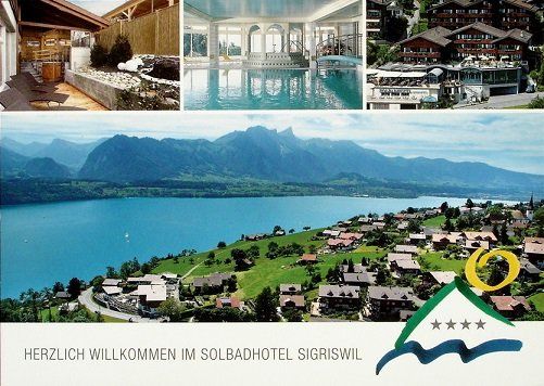 Ansichtskarten: SIGRISWIL Solbadhotel – Gebraucht aus Jona von philajona